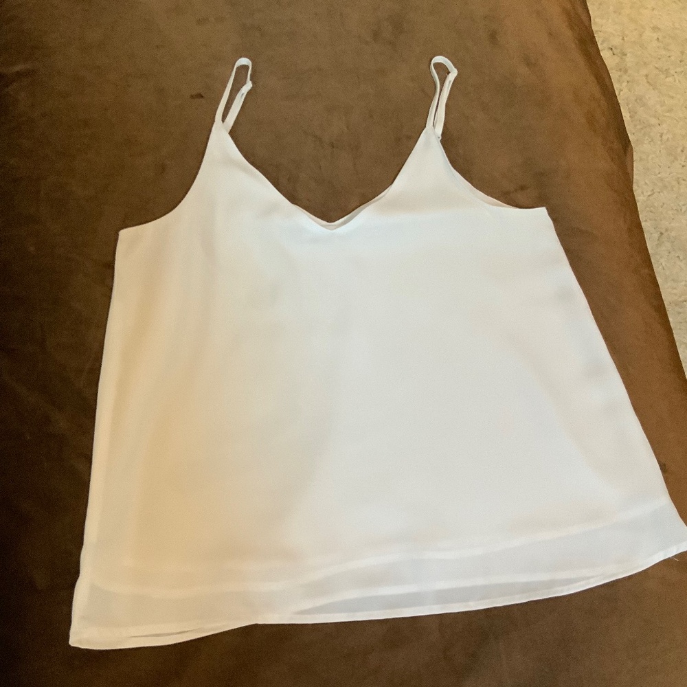 Cotton On White M Camisole Dainty Officecore Balletcore Coquette Classic